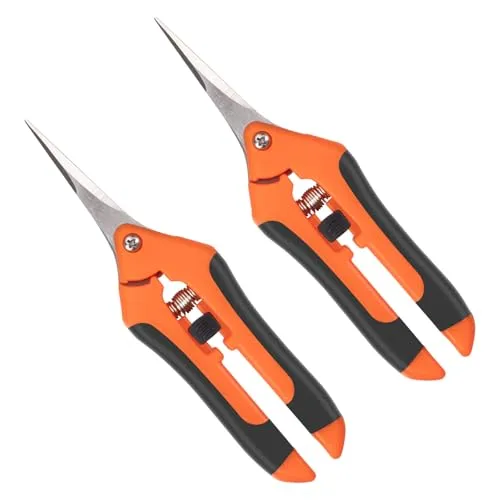 2er-Pack Gartenschere, Gartenschere, trimmschere,geeignet für Äste, Blumen, Gras