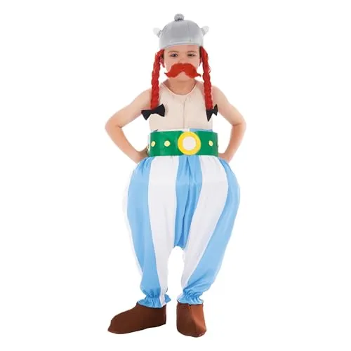 Chaks C4192152 Obelix Kostüm Set für Jungen - Kostüme für Kinder: Werde zum starken Hinkelsteinträger mit detailgetreuem Design und bequemem Tragekomfort für unvergessliche Abenteuer.