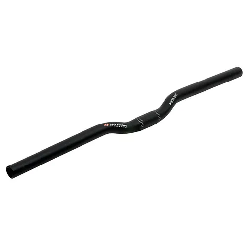 Fahrrad Lenker Fahrradlenker Riser Bar Author 25,4mm x 600mm schwarz Aluminium