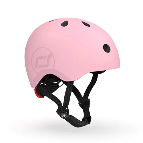Scoot and Ride Kinderhelm S Rose - Fahrradhelm für Kinder (51-55 cm) in rosa, ideal für Scooter und Roller, mit hohem Sicherheitsstandard und stylischem Design.