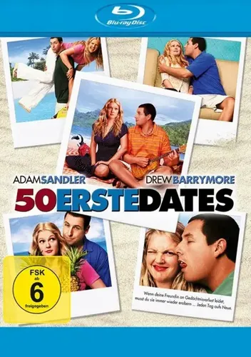 50 Erste Dates | Blu-ray Disc | Komödie von Peter Segal - Erleben Sie die romantische Komödie '50 Erste Dates' in brillanter Bildqualität auf Blu-ray. Ein unterhaltsamer Film über Liebe und Gedächtnis, perfekt für Filmabende!