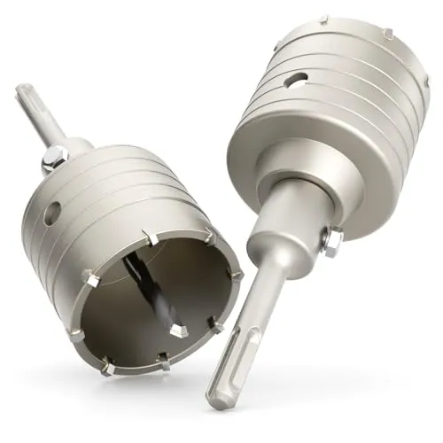 Greate 2x Bohrkrone 68mm SDS Plus mit Zentrierbohrer