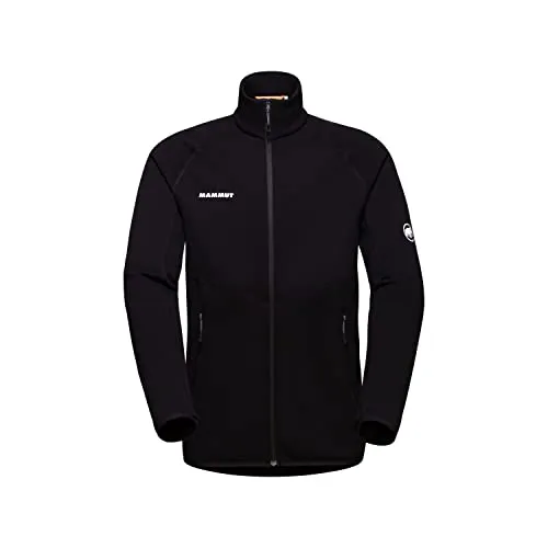 Mammut Aconcagua ML Jacket Men Black (L) - Jacke für Herren, ideal für Outdoor-Aktivitäten. Hergestellt aus elastischem Polartec Power Stretch Pro, bietet die Jacke optimale Bewegungsfreiheit und Wärme für Abenteuer und Freizeit.
