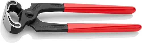 KNIPEX Kneifzange 250 mm - Kunststoff überzogen schwarz atramentiert - Hufzangen für härteste Beanspruchung, beliebt bei Handwerkern dank präziser Verarbeitung und hoher Verschleißfestigkeit.