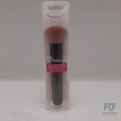 REAL TECHNIQUES Easy As 123 Foundation-Pinsel Schwarz 1901