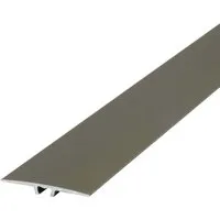 Dalsys Übergangsprofil Flach 90cm x 35mm inkl. Befestigung Champagner