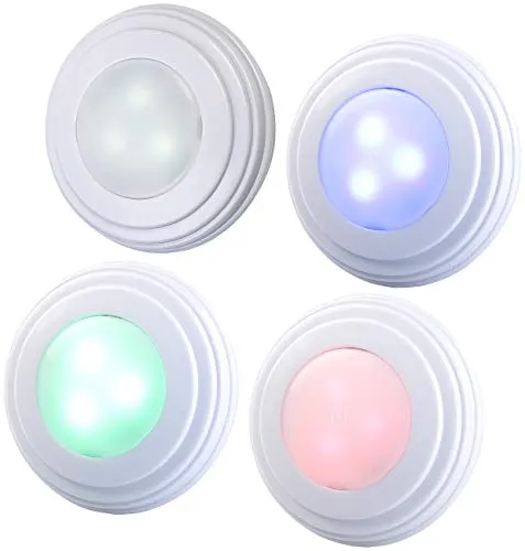 Lunartec Zubehör zu RGB Unterbaubeleuchtung: 4er-Erweiterungs-Set für RGB+W-LED-Unterbauleuchten UBL-6.rgbw (Küchen Lampe, Lichter Fernbedienung, Glaskantenbeleuchtung)