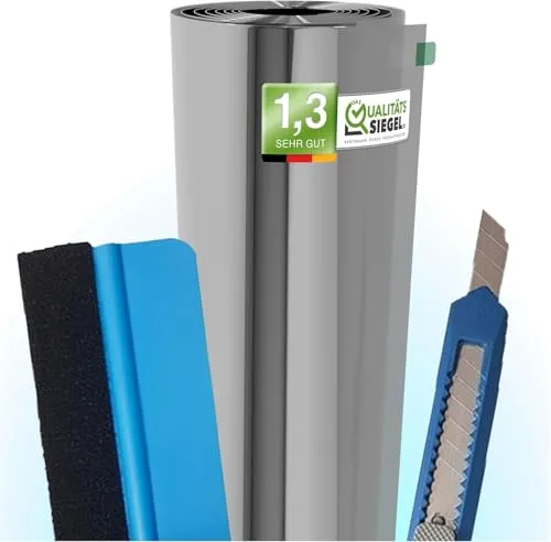 VIEWGUARD UV Sonnenschutzfolie 60x200cm - Fensterfolien für Innen & Außen, blickdicht mit 97% UV-Schutz, bietet effektiven Hitzeschutz und Privatsphäre, leicht zu montieren und rückstandslos entfernbar.