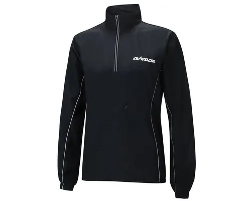 Airtracks WINTER Funktions Fahrradjacke PRO/THERMO - schwarz - XXL - Funktionsjacke für den Winter, atmungsaktiv und winddicht, ideal für Radfahrer und Läufer bei kaltem Wetter. Mit reflektierenden Elementen für bessere Sichtbarkeit.