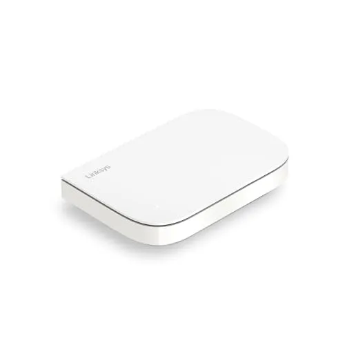 Produktbild Linksys Velop Micro 6 Dual-Band Mesh WiFi 6-Router – Wireless Router mit bis zu 3 Gbit/s für 186 m² und 150+ Geräte – ersetzt Internet-Router & Extender, 1er-Pack