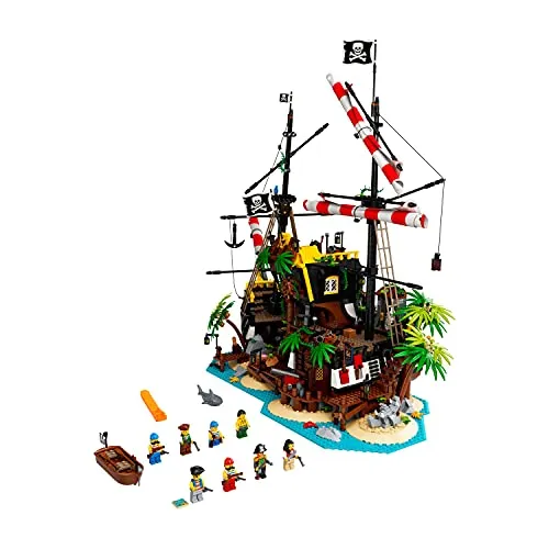Lego Ideas Pirates of Barracuda Bay 21322 Building Kit, Cool Pirate Shipwreck Model with Pirate Action Figures for Play and Display, Makes a Great Birthday, New 2020 (2,545 Pieces)