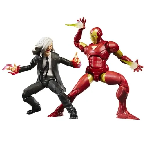 Marvel Legends Series Iron Man (Extremis) und Marvel's Mandarin Action-Figuren