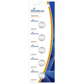 MediaRange CR1220 Lithium Knopfzellen Batterie 3.0 V 5er Pack