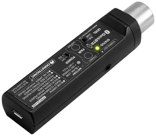 Omnitronic QuickBTR-5.0 XLR AptX Bluetooth Musik-Empfänger