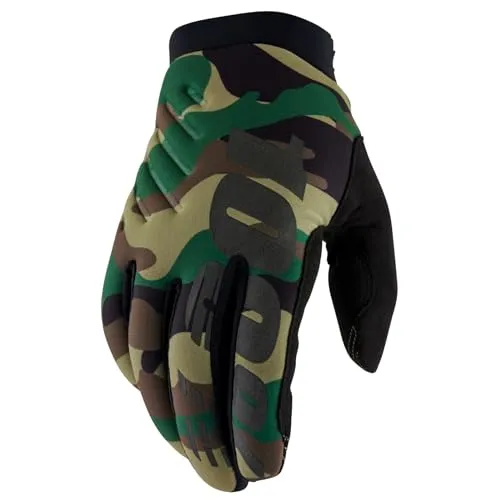 100% MTB-Handschuhe Brisker Camo Schwarz
