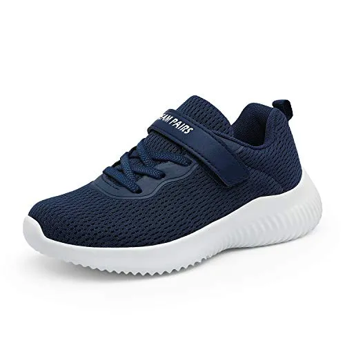 DREAM PAIRS Turnschuhe Jungen Mädchen Schuhe Kinder Sneaker Tennis Atmungsaktiv Laufschuhe Sportschuhe,Size 32,Dunkel/Blau,KRIDER-1