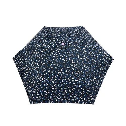 SMATI Mini-Regenschirm, faltbar, kompakt, Taschengröße: 18 cm, winddicht, 200 g, ultraleicht, manuell, Reiseschirm, Damen, Motiv: Baum des Lebens, Lebensbaum