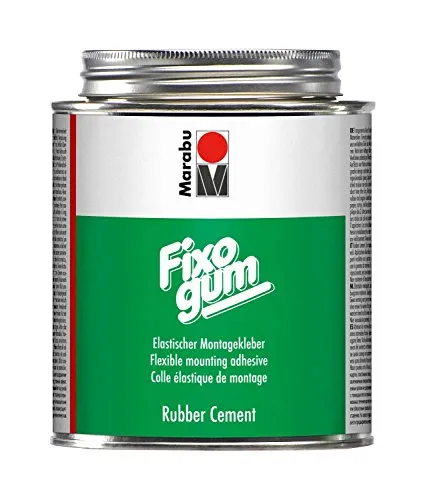 Marabu 29010051000 - Fixogum 500 g, elastischer Klebstoff für grafischen Bereich und Hobby, wieder ablösbar, säurefrei, für Papier, Kunststofffolie und andere biegsame Materialien