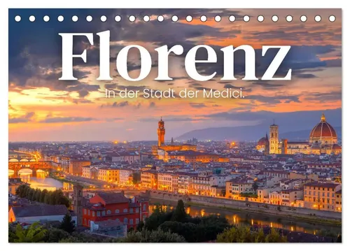 Sf Sf | Florenz - In der Stadt der Medici. (Tischkalender 2026 DIN A5 quer),...