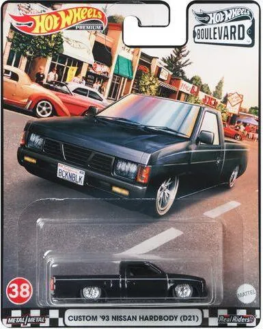 HOT WHEELS GRM09 Premium Car Boulevard 93 Nissan D21 Custom Pick Up
