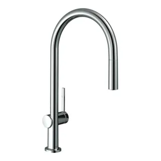 hansgrohe Talis M54 Küchenarmatur - Armaturen für die Küche mit 360° schwenkbarem, ausziehbarem Auslauf für hohen Komfort und Bewegungsfreiheit. Ideal zum schnellen Befüllen großer Töpfe.