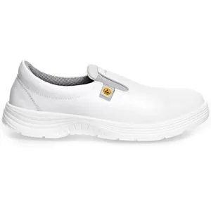 Abeba Sicherheitsschuhe X-Light 7131032, S2 ESD, Halbschuhe, Unisex, Echt Leder, weiß, Gr. 47