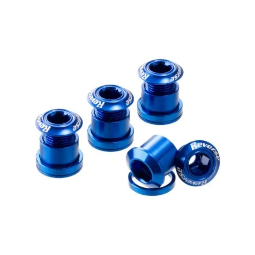 REVERSE E-Bike Kettenblattschrauben Set dunkel-blau in blau von Reverse Components