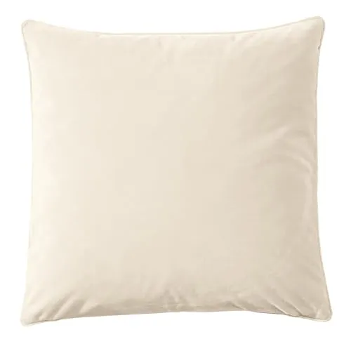 Pichler, Kissenbezug aus Velours, 100 % Polyester, Farbe Weiß, 50 x 50 cm