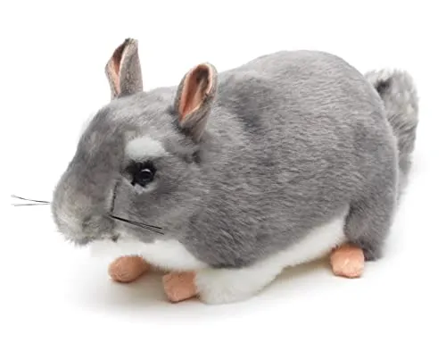 Uni-Toys - Chinchilla grau - 22 cm (Länge) - Plüschtier, Kuscheltier