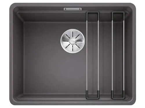 BLANCO ETAGON 500-F Spülbecken - Hochwertiges Silgranit-Spülbecken mit integrierter Stufe für zusätzlichen Platz und eleganter Ausstattung – ideal für moderne Küchen.