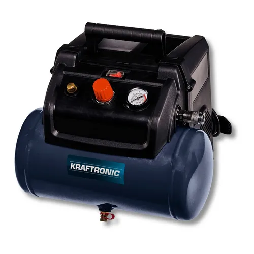 Druckluft Kompressor KT-KP 6 OF Set – Ölfrei und leistungsstark