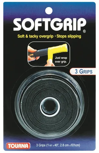 Tourna Overgrip Softgrip schwarz 3er