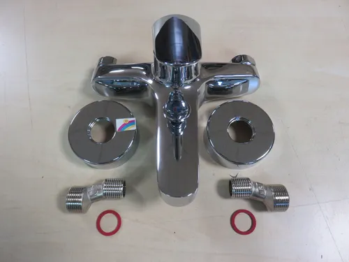 Vigour One Einhand Aufputz Badebatterie Wanne Armatur verchromt