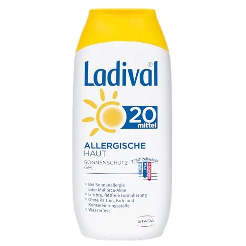 Produktbild Ladival Allergische Haut Sonnenschutz Gel LSF 20 mittel, 200 ml