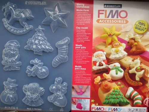 FIMO Weihnachtsformen Art 8742-12, Cernit, Torten, Seife, Gips, Silikon, Premo