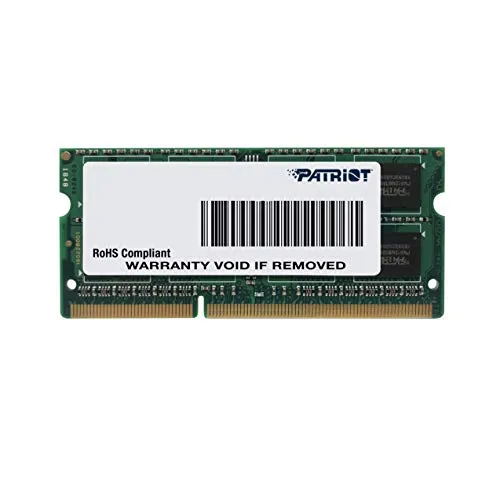 Patriot Signature 8GB DDR3 1600 MHz Arbeitsspeicher SODIMM Module (8 GB, 1 x 8 GB, DDR3, 1600 MHz, 204