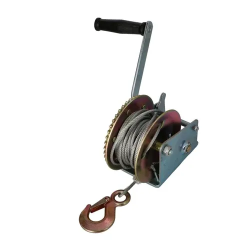 Faster Tools Seilwinde 450kg 10m Stahl Seilzug Handwinde