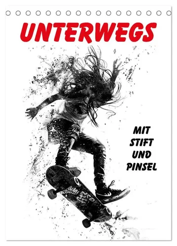 Erich Krätschmer | Unterwegs - Mit Stift und Pinsel (Tischkalender 2026 DIN...