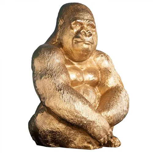 riess-ambiente Gorillafigur KONG in gold von Riess-Ambiente