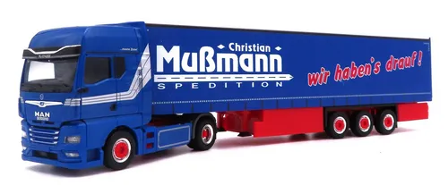 Herpa 952989 MAN TGX GX Mußmann Modellauto - Modellautos: Limitiertes Herpa 1:87 Modell des MAN TGX GX 