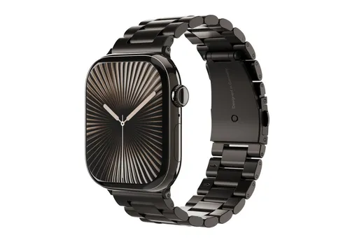 Vonmählen Gliederarmband 2 für Apple Watch 40/41 - Granitgrau - Hochwertiges Link Bracelet 2 aus 316L-Edelstahl für Apple Watch 40/41, ideal für Liebhaber von klaren Linien und kompromissloser Qualität.