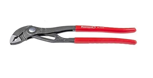 Format Wasserpumpenzange 180 mm mit Schnellverstellung - Zangen mit Schnellverstellung für einfachen Einsatz. Die selbstklemmende Funktion sorgt für optimalen Halt an Rohren und Muttern, während der Klemmschutz Quetschverletzungen verhindert.