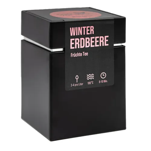 teeverliebt - Winter Erdbeere Geschenkdose | Winter Edition