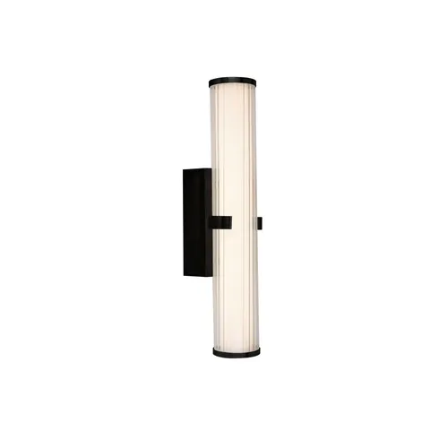 Wandleuchte LED Up Down schwarz dimmbar für Wohnzimmer - Moderne Wandleuchte in Schwarz, dimmbar mit 1309 Lumen und 3000K Farbtemperatur, ideal für stimmungsvolle Beleuchtung im Wohnzimmer.