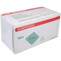 Noba Mullkompressen, 12-fach, 100 Stück 5 x 5 cm