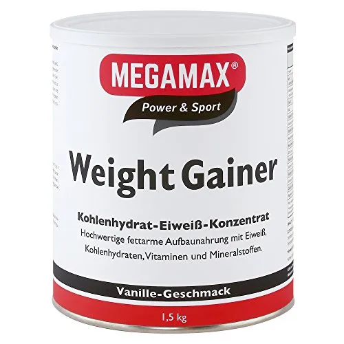Megamax Weight Gainer Vanille 1,5 kg