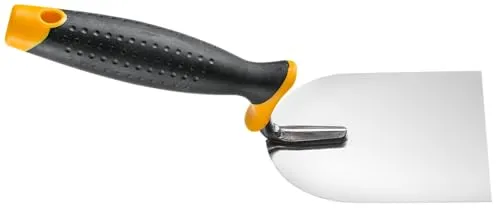 Hardy Profi 100 mm Stukkateurspachtel Gipserkelle Kelle Stuckateur Spachtel Rostfrei Edelstahl 2K Griff