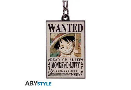 ABYstyle Schlüsselanhänger ONE PIECE - Porte-clés Wanted Luffy
