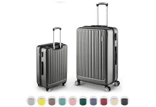 Easy Move ABS Hartschalenkoffer - Robuster Reisekoffer mit 360° Rädern - Koffer aus 100% stoßfestem ABS-Material für optimalen Schutz. Inklusive 360° Rollen für müheloses Gleiten und integriertem Zahlenschloss für zusätzliche Sicherheit.