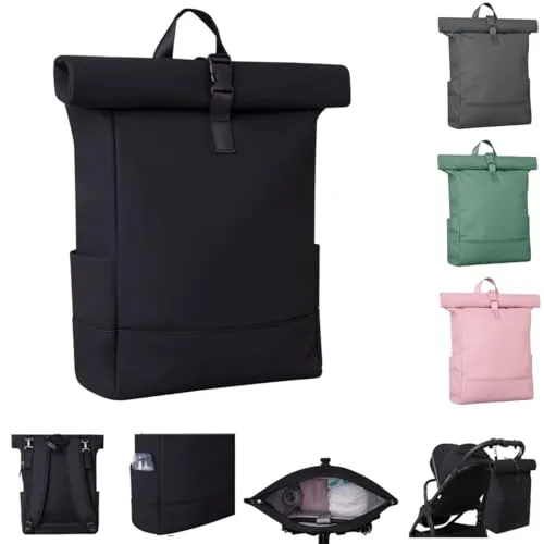 Wickeltaschen Schwarz von Kikkaboo